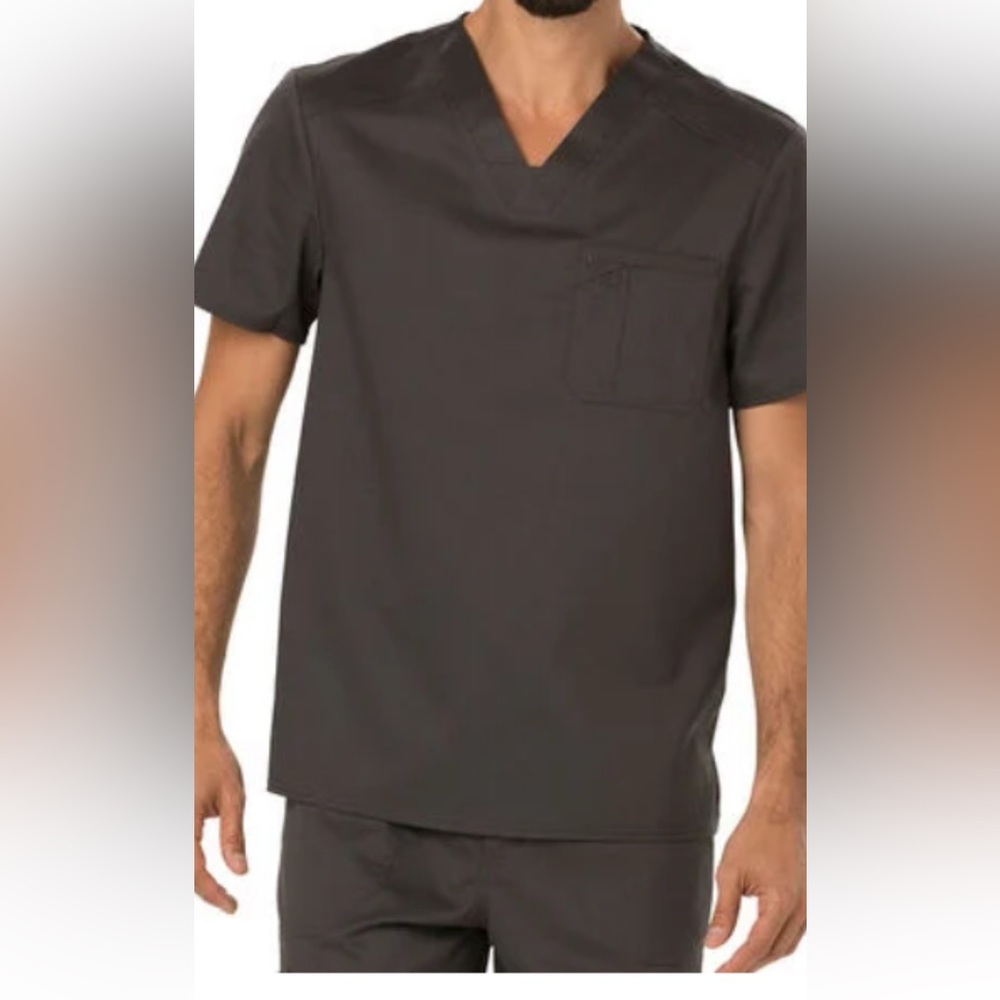 Mena Dark grey scrub tops